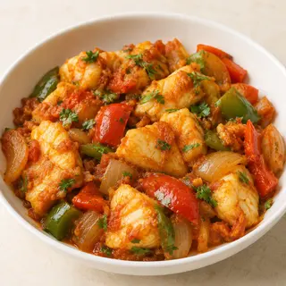Fish Jalfrezi