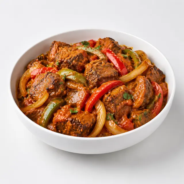 Lamb Tikka Jalfrezi (Hot)